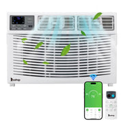 Ktaxon 14000BTU 115V Window Air Conditioner With Wi-Fi and Eco Mode for Medium Rooms, White