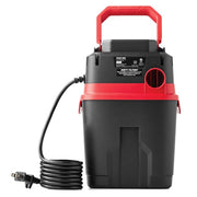 Hyper Tough VH105 3502 1.5 Gallon 2 Peak HP Poly Wet/Dry Vacuum