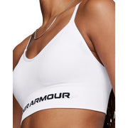 Under Armour Vanish Seamless Low Sports Bra - White - M