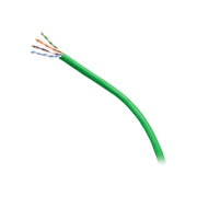 C2G Cat6 Unshielded Ethernet Cable, Solid Conductors, Riser CMR-Rated, 1000ft, Green, C2G56035