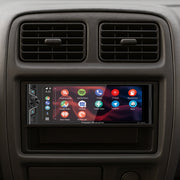 Power Acoustik Car Stereo, Single DIN, 6.5-Inch Color Touchscreen, Wireless Apple CarPlay, Android Auto, Bluetooth 5.0, USB Input, Backup Camera Support, CP-71WAK