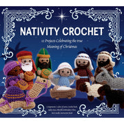 Chartwell Books Nativity Crochet Kit, 12 Christmas Projects with Yarn, Crochet Hook, Safety Eyes, Fiberfill, Embroidery Floss, Needle, Instruction Book