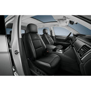 Skechers 23SK81 2 Piece Car Seat Cover Air Cooled Memory Foam Black Universal Fit