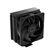 Cooler Master Hyper 212 Black Edition CPU Cooler, 120mm PWM Fan, 4 Copper Heat Pipes, Aluminum Heatsink, Quiet Operation, Compatible with AMD AM5/AM4 and Intel LGA1700/1200