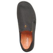OluKai 10188 Nohea Mesh Slip-On Shoes for Men - Dark Shadow/Dark Shadow - 11M
