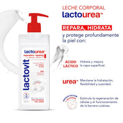 Lactovit Lactourea Repairing Body Milk, Fast Absorbing, Deep Moisturizing, Gentle Exfoliation, 13.5 fl oz, 95350477