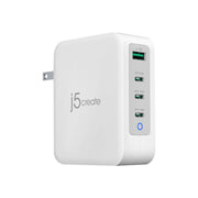 j5create JUP43130 130W GaN USB-C 4-Port Charger