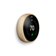 Nest t3032us Smart Learning Programmable Thermostat, 3rd Generation, Brass