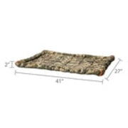 Vibrant Life Pet Crate Pad, Durable Water Resistant, Camouflage, Medium 18 x 29 in, Green - 100% Polyester