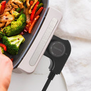 GreenPan Advanced Electric Skillet, 7QT Ceramic Nonstick, Clay, 12