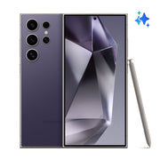 Samsung SM-S928UZVEXAA Galaxy S24 Ultra 256GB Unlocked Android Cell Phone with 200MP Camera, Titanium Violet