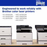 Brother Genuine TN635XLBK High Yield Black Printer Toner Cartridge, 5,500 Page Yield
