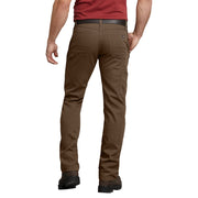 Dickies FLEX Regular Fit Straight-Leg Tough Max Duck Carpenter Pants for Men - Stonewashed Timber - 36x30