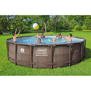 Coleman Power Steel 18 x 48 Round Above Ground Pool Set