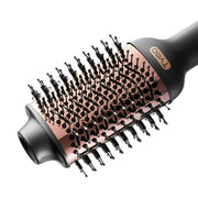 TYMO HC300 Volumizer Hot Air Brush 1200W Titanium Barrel Ionic Technology, Gold Black