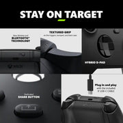Microsoft EP2-29943/1V8-00001 Xbox Wireless Controller + USB-C Cable for Xbox Series X, Xbox One, PCs, Carbon Black