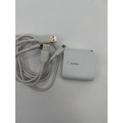 Belkin WCY009dq05SL-RF BoostCharge 42W Dual Port Wall Charger, USB-C and USB-A, Fast Charging, Gray