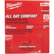 Milwaukee 48-73-3006 100 Pair Ear Plugs