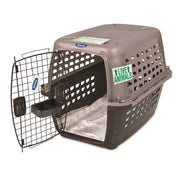 Petmate Vari Dog Kennel, Portable Plastic Crate for Medium to Large Dogs 50-70 lbs, 36 Inch, Taupe and Black