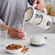 GreenPan Better Blend Nut Milk Maker, 15-in-1 Multi-Function, 30oz BPA-Free Container, Cream, Self-Clean, Delay Timer