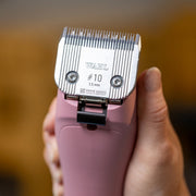 Wahl Professional KM2+ 2-Speed Corded Pet Clipper with #10 Prime Blade, Lightweight Quiet Design, 14-Foot Cord, Pink