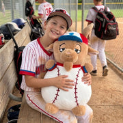 Ready to Hug Sport GOAT Baseball Plush, 24-Inch, Multicolor, Ultra-Soft Polyester