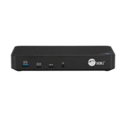 SIIG Triple Hybrid 4K Video Laptop Docking Station, 3 HDMI Ports, 100W Power Delivery, USB-C and USB-A Hub, Gigabit Ethernet, Black, JU-DK0P11-S1