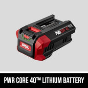 Skil PWR CORE 40 Power Tool Battery, 40V 4.0Ah Lithium, Shock-Resistant Design, Extended Runtime BY8708C-01