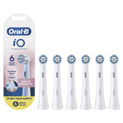 Oral-B iO Gum & Sensitive Heads, Extra Soft Bristles, White, 6 Count