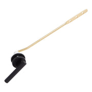 Signature Hardware Edenton Toilet Tank Lever, Brushed Gold, Solid Brass, Fits Front Mount Conventional Tanks, 951180