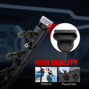 CHUSYYRAY Ignition Coil and 4 Iridium Spark Plugs Set for 2014-2020 Chevrolet Trax 1.4L L4 Turbo UF669