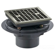 KOHLER K-9136-SN Square Design Tile-In Shower Drain, Vibrant Polished Nickel