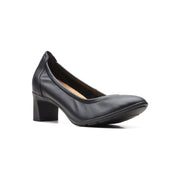 Clarks Of England Clarks Womens Neiley Pearl Block Heel Pumps - BLACK 7 MEDIUM