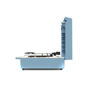 Victrola VSC-725SB-LBL Re-Spin Sustainable Bluetooth Suitcase Record Player- Light Blue