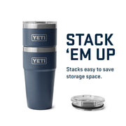YETI Rambler 20-Oz. Stackable Tumbler with MagSlider Lid - Navy