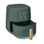 Beautiful 29026 3 Qt Air Fryer with TurboCrisp Technology, EverGood Ceramic Nonstick Coating, Thyme Green by Drew Barrymore