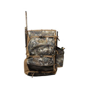 Rig Em Right Refuge Runner Hunting Backpack with Deluxe Padded Backrest, Multiple Compartments, Adjustable Cinch Straps, Optifade Timber Camo, 027-T
