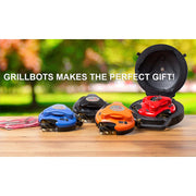 Grillbot GBU:BUN101-RED Grill Brush and Scraper Carry Case Bundle, Red