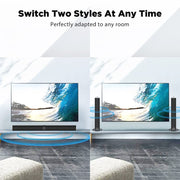 Assist Trust KY8000 TV Sound Bar, 50W Stereo 360 Surround Sound, Bluetooth 5.0, 2 in 1 Detachable Design, HDMI ARC, Optical, AUX, Remote Control