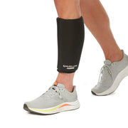 Mueller EZ Relief Compression Sleeve, Temperature-Holding Gel, 360 Compression, Black, Large