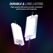 ADC Solutions Auto LM533168-6/2 TYPE S Truck Bed LED Lighting Kit, 8 Ultra-Bright White LED Pods