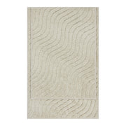 Mainstays MSS536139736456 Tufted Waves 2 Piece Bath Rug Set Papyrus Beige 17 x 24 in and 20 x 30 in