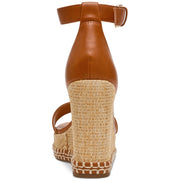 DV Dolce Vita Women's Tammara Wedge Sandals with Adjustable Ankle Strap, Tan, 5M