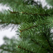 Holiday Time Wesley Pine Green Artificial Christmas Tree, 6-Foot, 378 Branch Tips, 32-Inch Diameter, Hinged Branches, Unlit, Sturdy Metal Stand