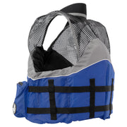 Body Glove Cove Nylon Mesh Fishing Vest, USCG Approved, Lightweight Ventilated, Heavy-Duty Zipper, Multiple Pockets, Open Shoulder Design, Unisex Adult X-Large, Gray Rust, 14273-XL-GRY-RUS