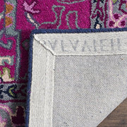Safavieh Bellagio Collection BLG541B Grey and Pink Square Area Rug, 5' Square