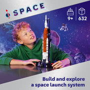 LEGO Technic NASA Artemis Space Launch System Rocket Building Toy, STEM Educational, 632 Pieces, Multicolor, 42221