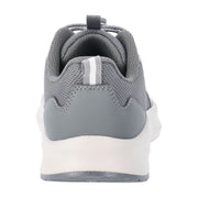 Athletic Works Boys Bungee Mesh Jogger Sneakers, Breathable Polyester Mesh, Gray, Medium Width, Size 6 Big Kid