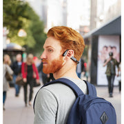 onn. CH-5181B Wireless Bone Conduction Headphones with Storage Pouch Black