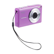Vivitar VECS124 Popsnap Digital Camera, Purple, 16x Zoom, 1080p, Micro SD, 44 MP